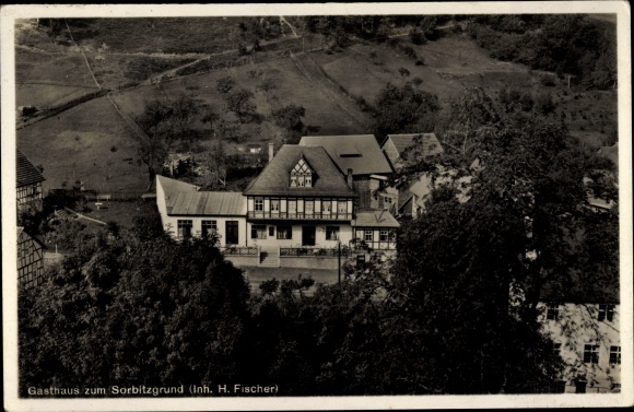 Postcard Rohrbach in Thuringia, Inn zum Sorbitzgrund