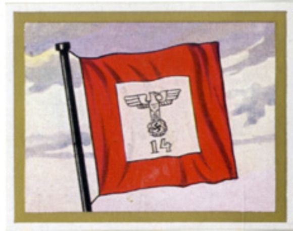 Collection picture III. Reich flags and standards No. 55, Book 1, command flag of the SA standard