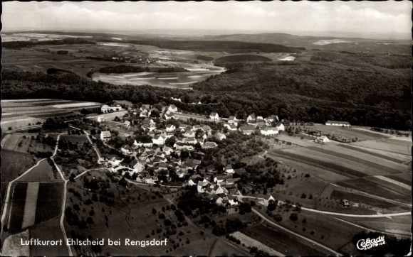 Ak Ehlscheid w Westerwald, widok z lotu ptaka
