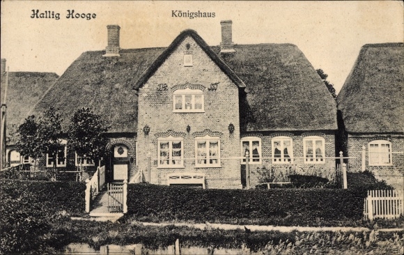PC Hallig Hooge in North Frisia, royal family