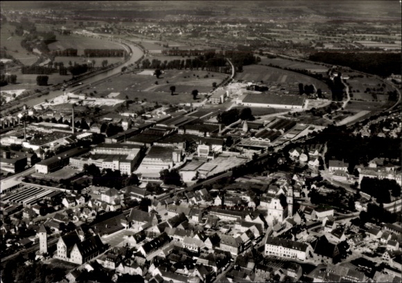 Ak Neckarsulm in Württemberg, Fliegeraufnahme