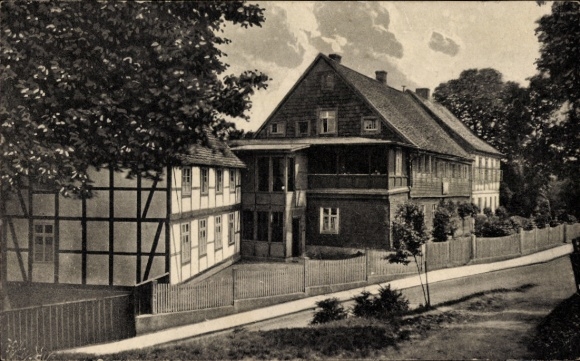 Postcard Liebenburg am Harz, St. Theresien convalescent home