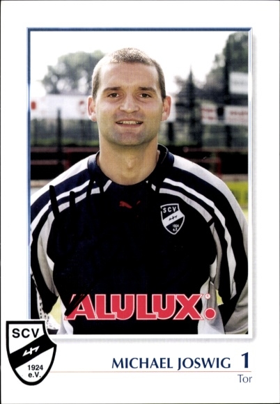 Autogrammkarte Fußballer Michael Joswig, SC Verl, Autogramm
