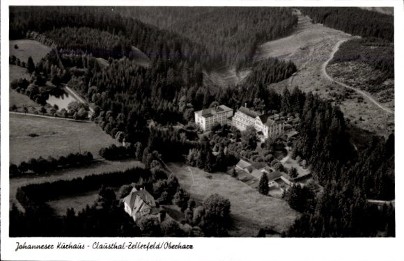 Postcard Clausthal Zellerfeld in the Upper Harz, Johanneser Kurhaus