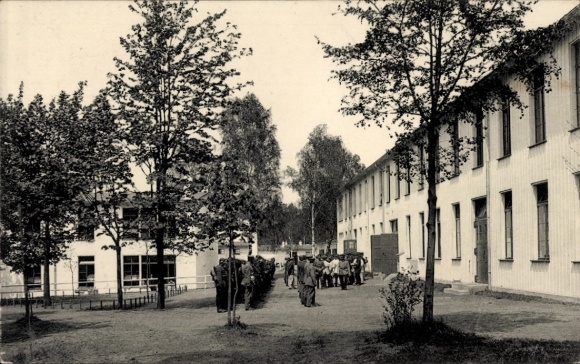 Postcard Dresden Neustadt, barracks, soldiers