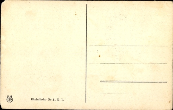 Liedartiest Ak Volkhofen, Die Loreley, H. Heine, Rhein, ik weet niet wat het moet betekenen