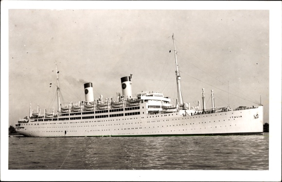 Foto Ak Passagierschiff MS Italia, Home Lines