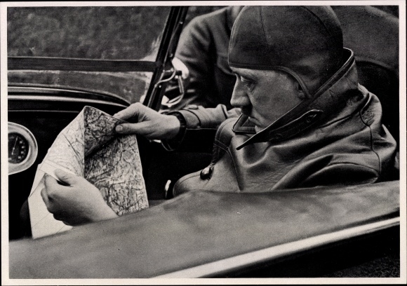 Collective picture Adolf Hitler in the car, road map, compilation no. 15 picture 11