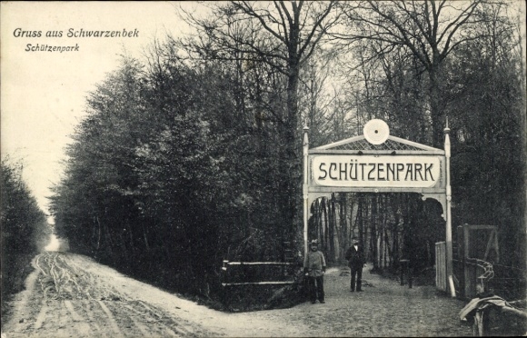 Ak Schwarzenbek in Lauenburg, Schützenpark, ingang