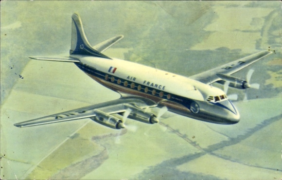 KP Francuski samolot pasażerski, Air France, Vickers Viscount