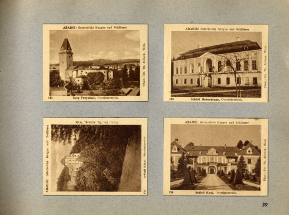 Austria&#39;s castles and palaces II collective picture album Abadie cigarette paper, cigarette tube factory