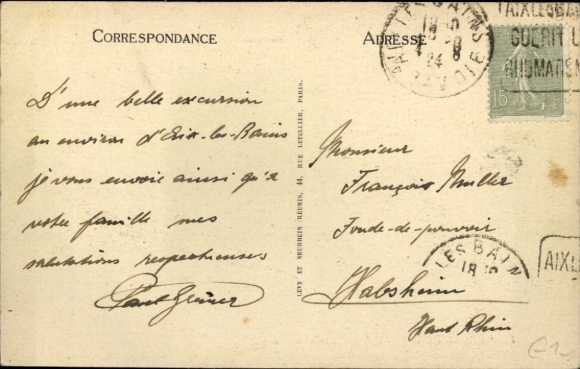CPA Grésy-sur-Aix, Savoie, Gorges du Sierroz, Embarcadère