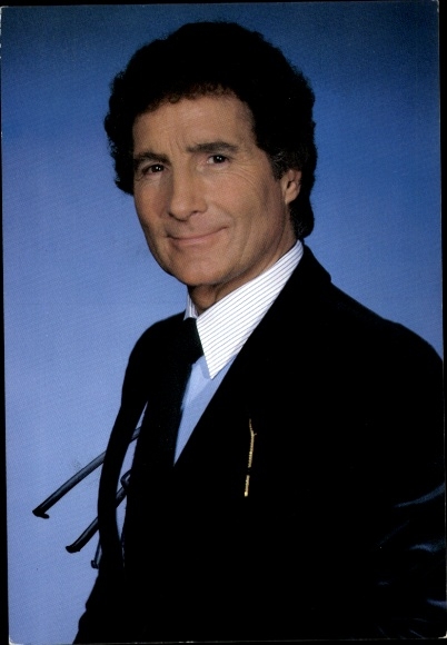 Postcard actor and singer Freddy Quinn, portrait, autograph