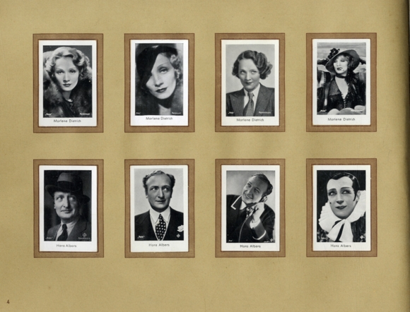 Film album no. 2 collective picture album Josetti cigarette factory, Berlin 1932