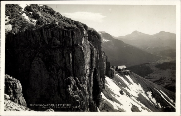 Postcard South Tyrol, Rifugio Albergo Fronza, Alle Coronelle