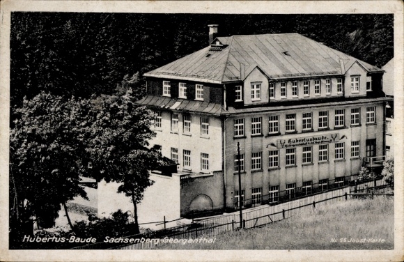 Ak Sachsenberg Georgenthal Klingenthal in het Vogtland, Hubertusbude