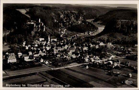Ak Kipfenberg in Oberbayern, Fliegeraufnahme