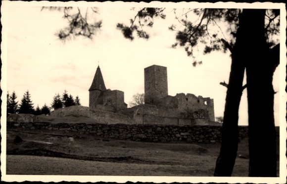 Foto Ak Leuchtenberg in der Oberpfalz, Burgruine
