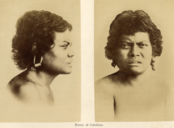Polynesia. Oceania. Eight rare ethnographic original photos, around 1870