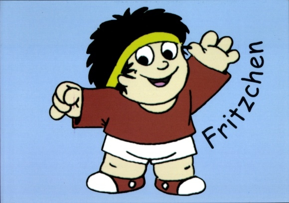 Postcard Mainzelmännchen, Fritzchen