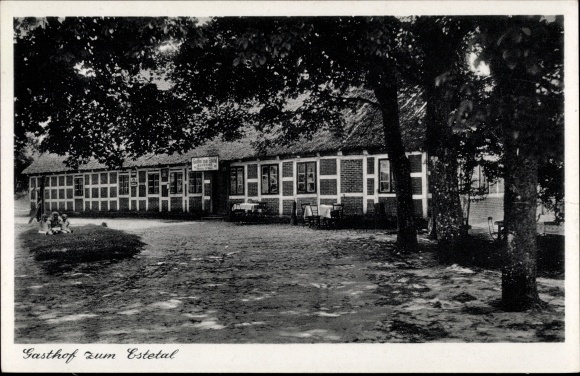 Postcard Kakenstorf district of Harburg, Gasthof zum Estetal