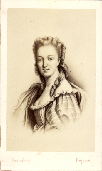 Carte de Visite Schriftstellerin Félicité de Genlis