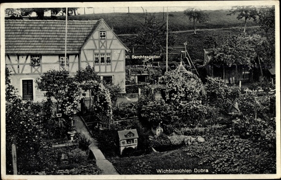 Postcard Dobra Thiendorf Sachsen, Wichtelmühlen