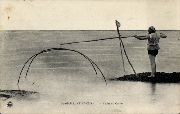Ak Saint Michel Chef Chef Loire Atlantique, Peche au Carlet