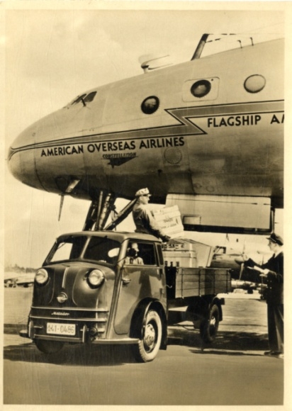 Photo vehicle company Vidal Harburg, Tempo-Matador hochl. flatbed truck