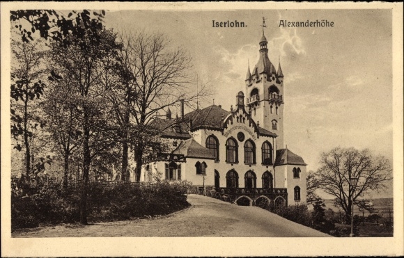 Ak Iserlohn im Märkischen Kreis, Alexanderhöhe