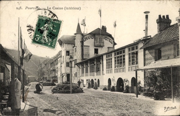 Ak Pourville Seine Maritime, Casino
