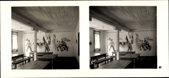 Stereo spatial image photo &quot;The NS model companies&quot; III 97 No. 407, Gutsverwaltung Balow near Zierzow
