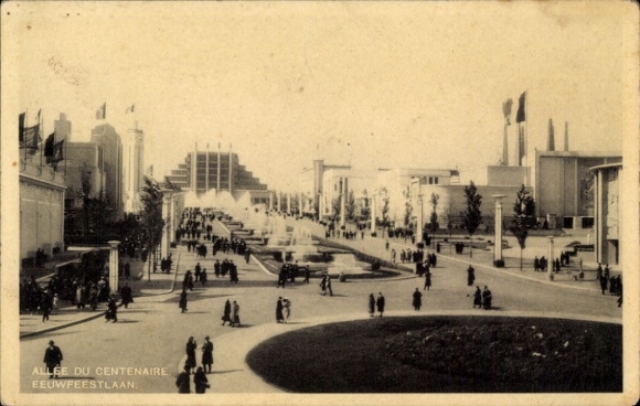KP Bruksela Bruksela, Allee du Centenaire, wystawa 1935