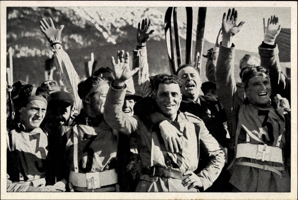 Collection picture Olympia 1936, Italian team, military patrol