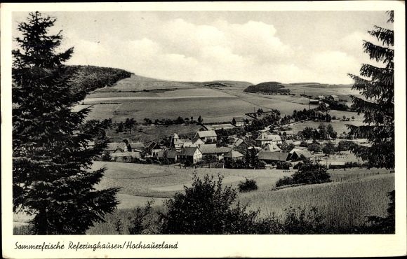 PC Referinghausen Medebach in the Sauerland, panorama of the place