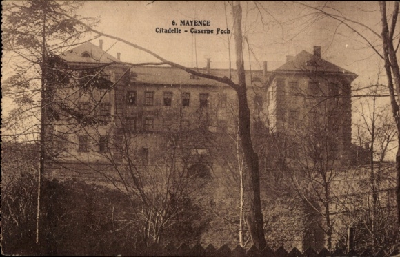 PC Mainz am Rhein, Mayence, Citadelle, Caserne Foch, military building