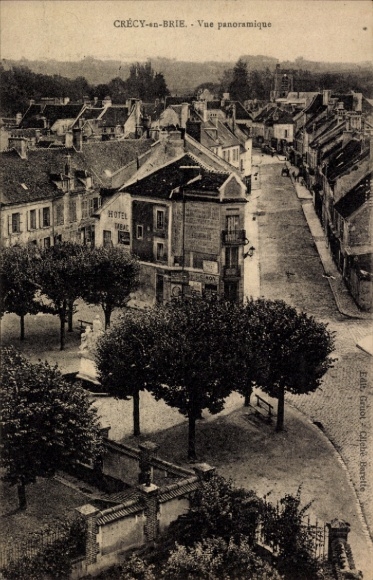 CPA Crécy en Brie Crécy la Chapelle Seine et Marne, vue panoramique