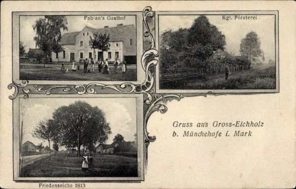 PC Groß Eichholz near Münchehofe Storkow in der Mark, Fabian's Inn, Forester's House, Peace Oak 1813