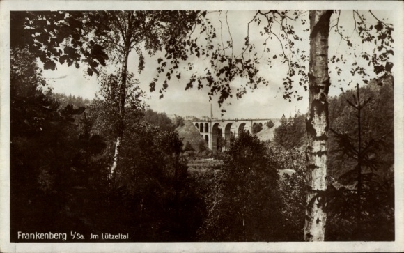 Ak Frankenberg in Sachsen, Lützeltal