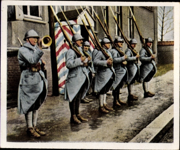 Collector's picture The post-war period No. 25 Jan. 1920 Versailles dictate, French guard force Katowice