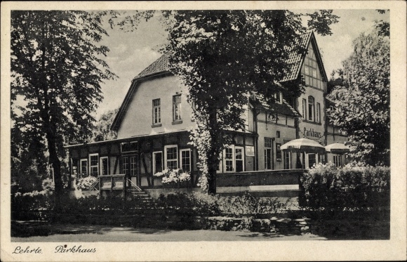Postcard Lehrte in Lower Saxony, multi-storey car park