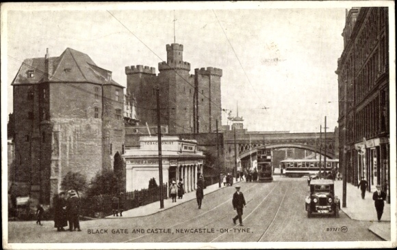 PC Newcastle upon Tyne England, Black Gate, Castle