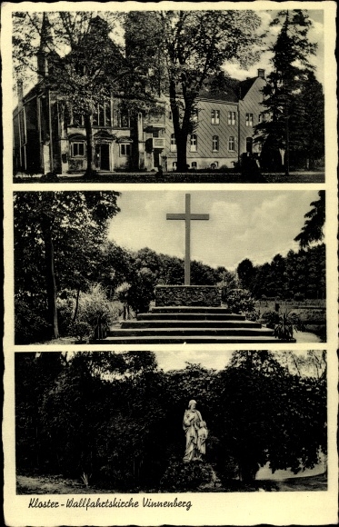 Ak Warendorf im Münsterland, Kloster Vinnenberg, Wallfahrtskirche