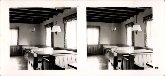 Stereo spatial image photo &quot;The NS model companies 1937-38&quot; No. 485 III/175 Bünder Tonwerk Bünde Westphalia