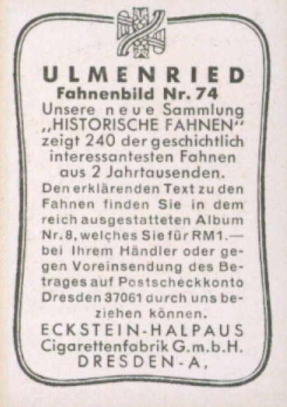 Collection picture Ulmenried flag picture No. 74, flag of Cortez