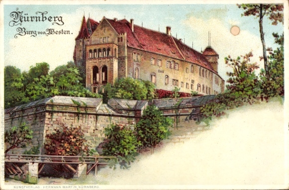 Trzymaj się światła lito Norymberga w Środkowej Frankonii, Burg