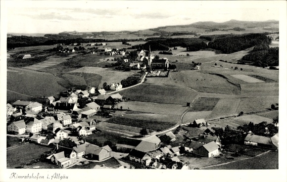 Postcard Kimratshofen Altusried im Allgäu, total view
