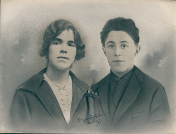 Foto Combalie, Henri, Toulouse, Portrait, Mann und Frau