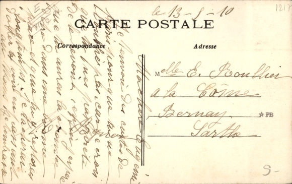 Ansichtkaart Paris VIII., La Rue Marbeuf, American Bar, rijtuigen, straatbeeld