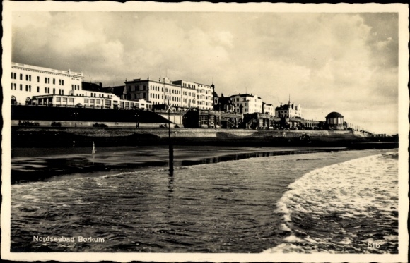 Postcard Island Borkum East Frisia, beach party, beach hall, hotels